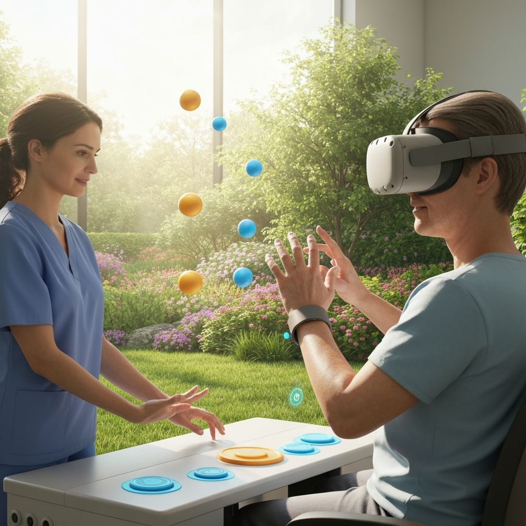Adaptive reaching game for stroke rehabilitation in VR